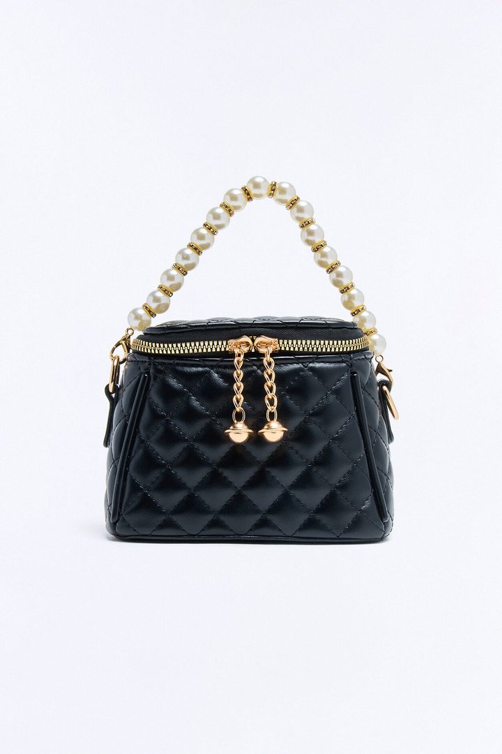 Gentle Soul Faux Leather Crossbody Bag - Black