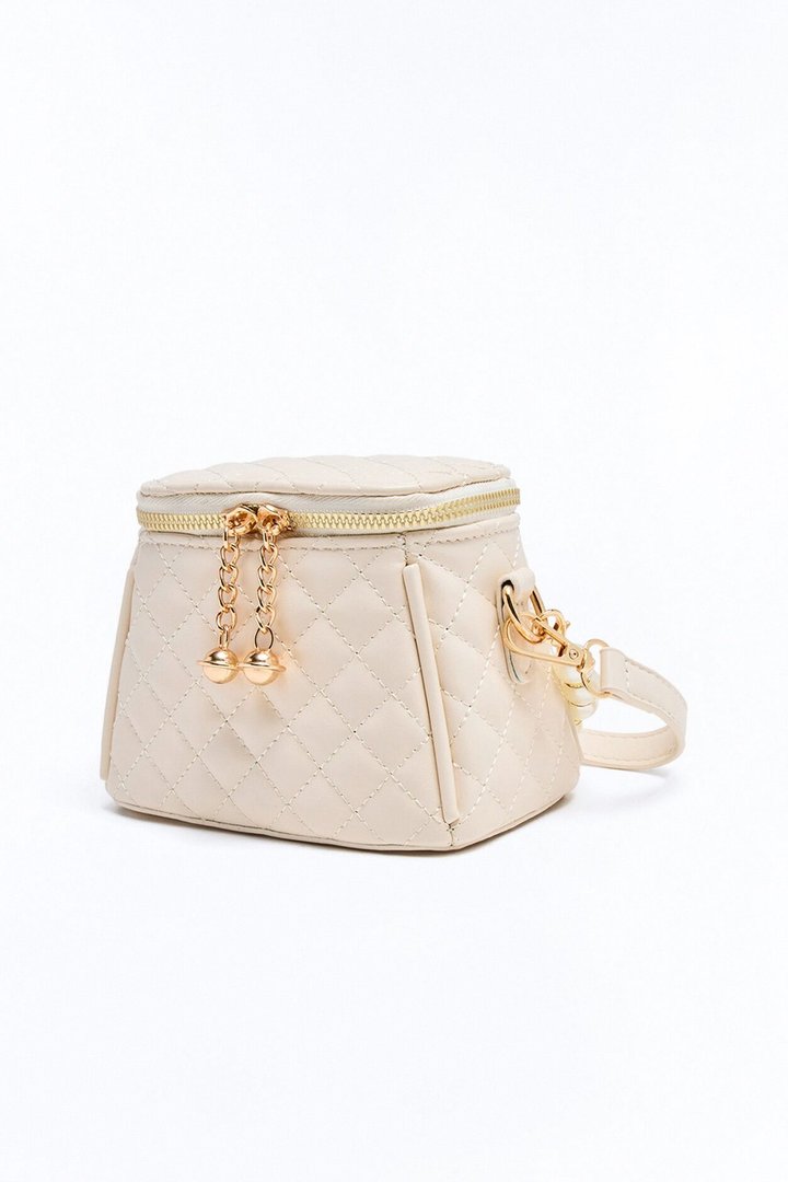 Gentle Soul Faux Leather Crossbody Bag - Ivory