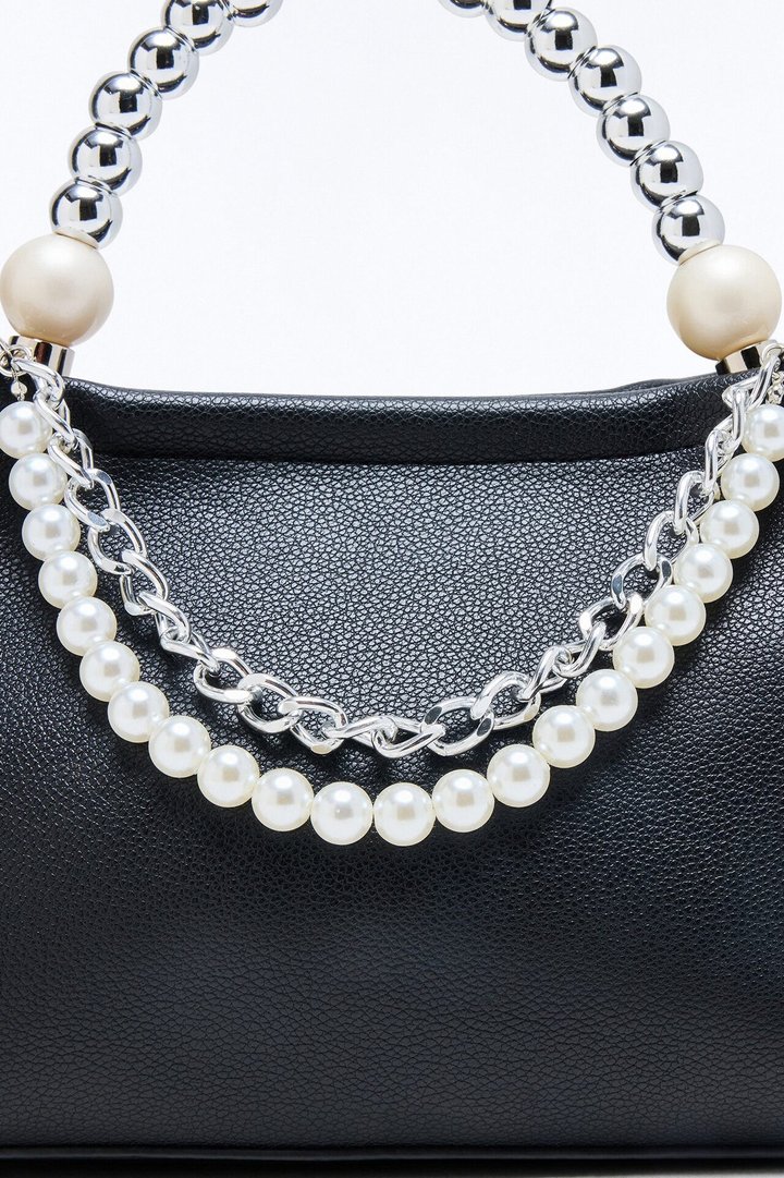 Pearls Of The Pacific Handbag Chain - Silver