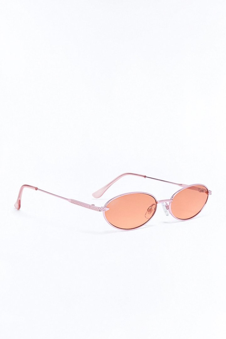 Rose Girly Sunglasses - Pink