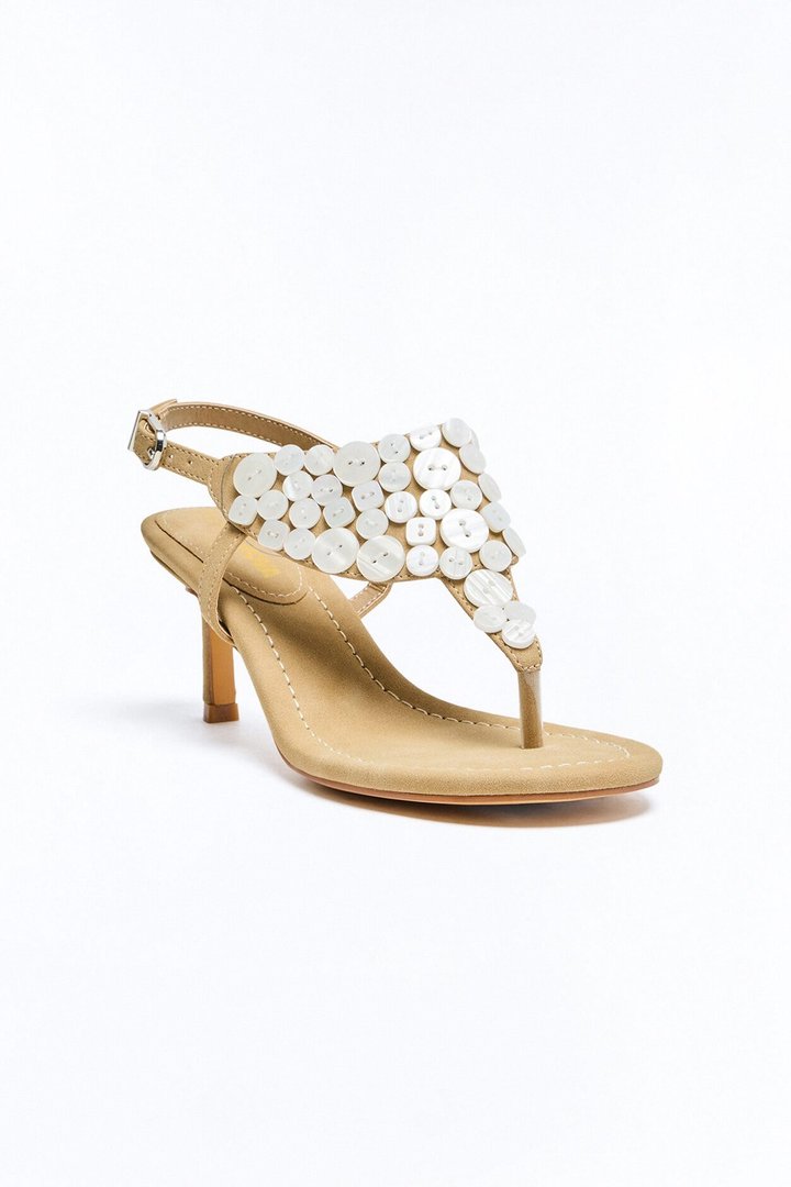 Asta Thong Heels - Taupe