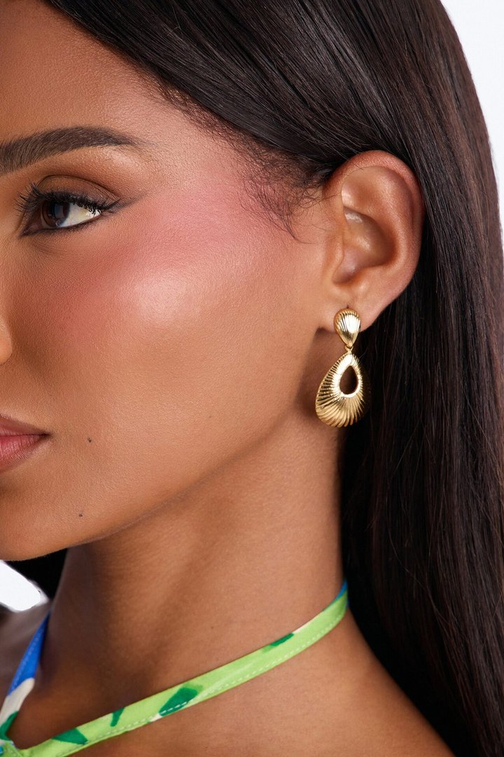 Let's Go Out Earrings - Gold