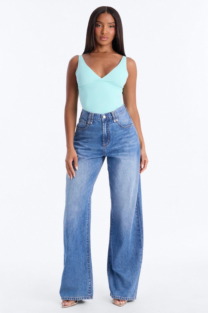 Yara Seamless Bodysuit - Blue
