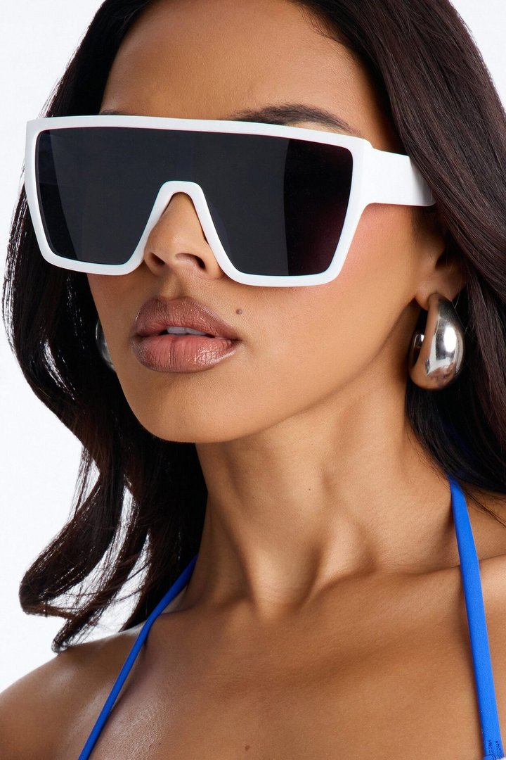Can't Be Bothered Sunglasses - White