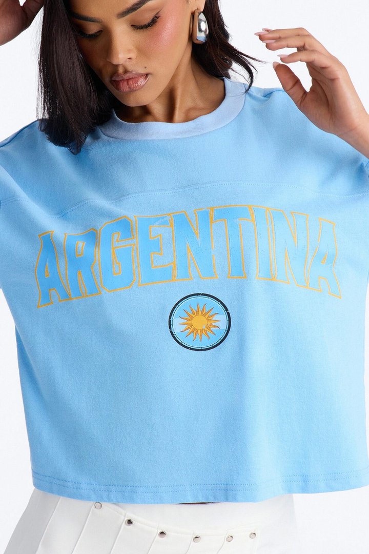Umbro Argentina Soccer Cropped Jersey - Blue