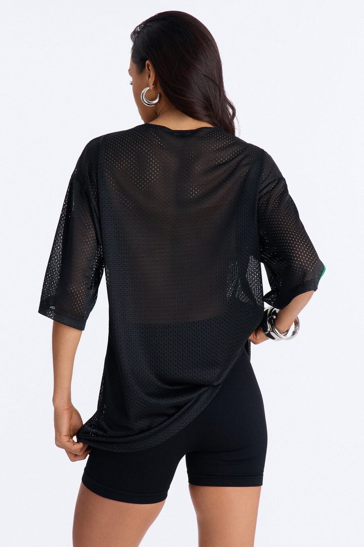 Mexico Lace Jersey - Black