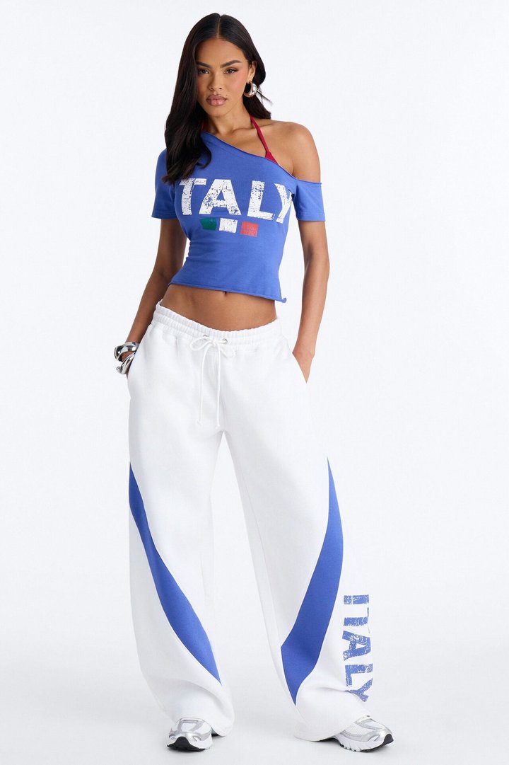 Team Italy Barrel Fleece Pant Set - Blue/combo