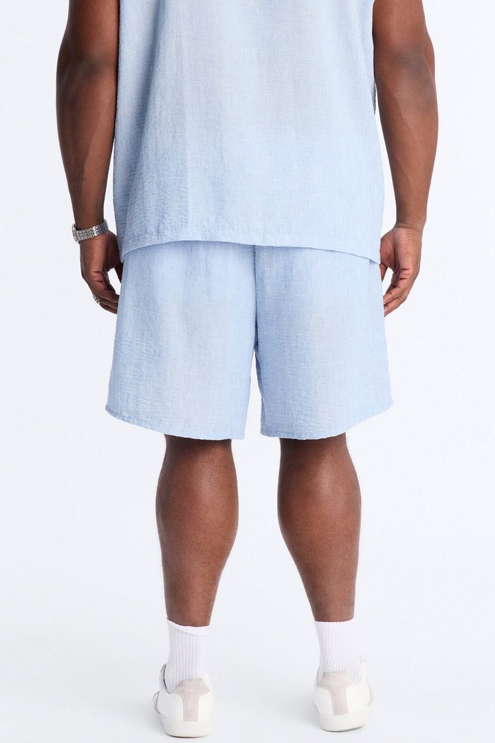 Relaxed Tide Thread Short - Blue