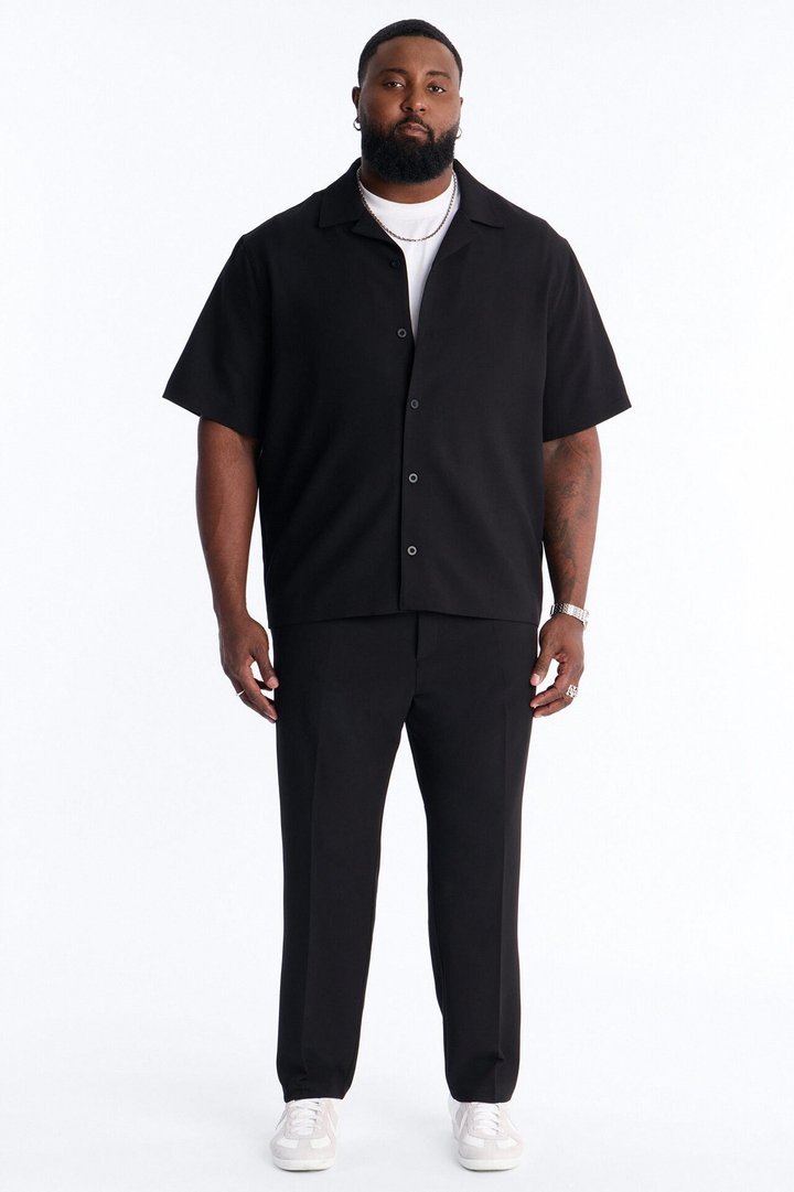 Modern Essential Slim Trouser - Black