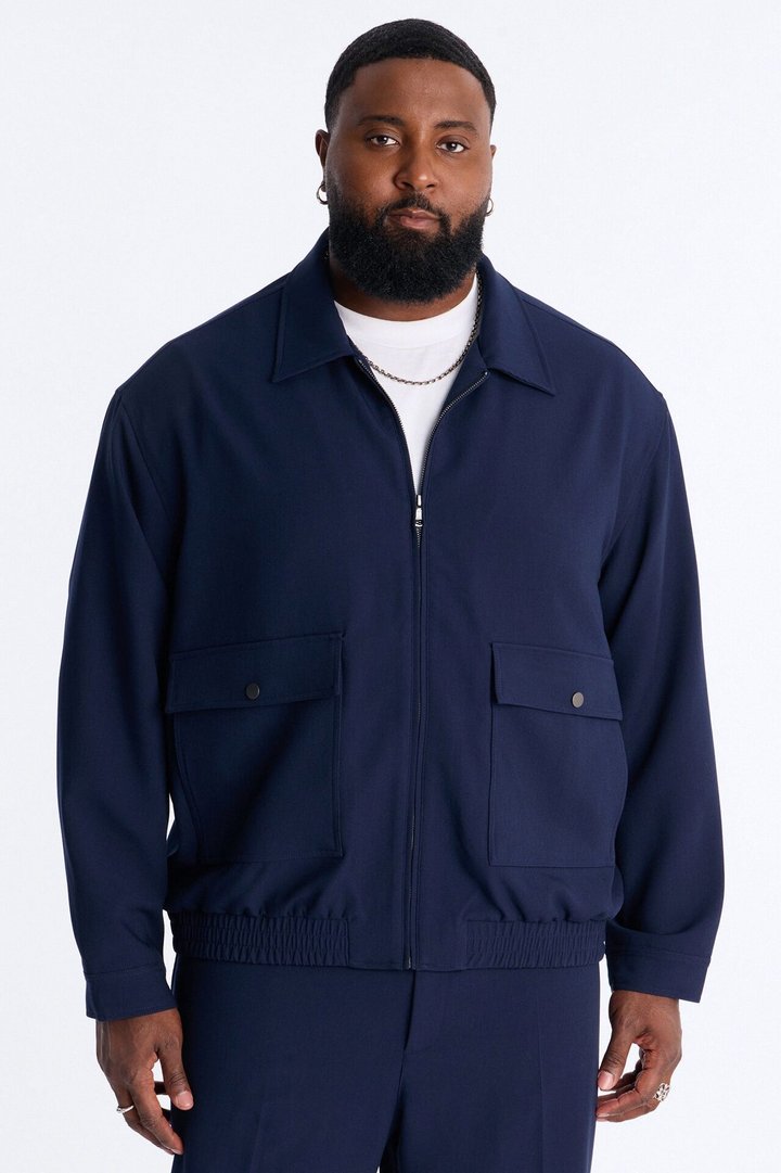 Modern Essential Jacket - Navy