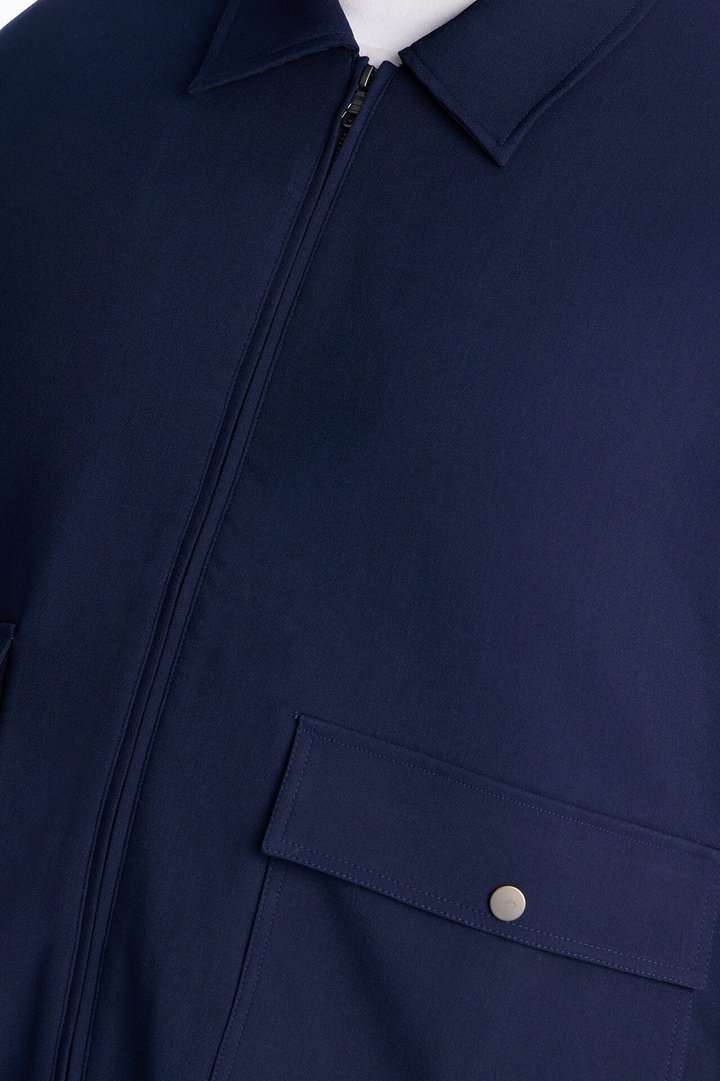 Modern Essential Jacket - Navy