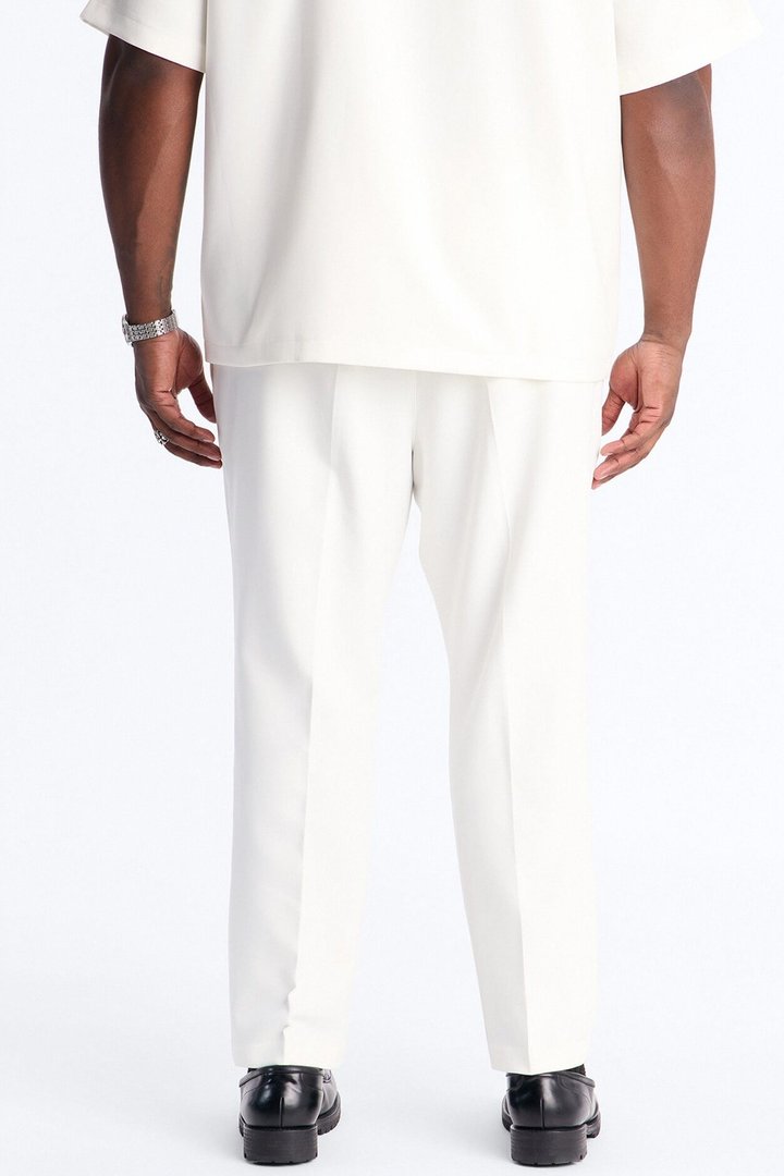 Modern Essential Slim Trouser - Off White