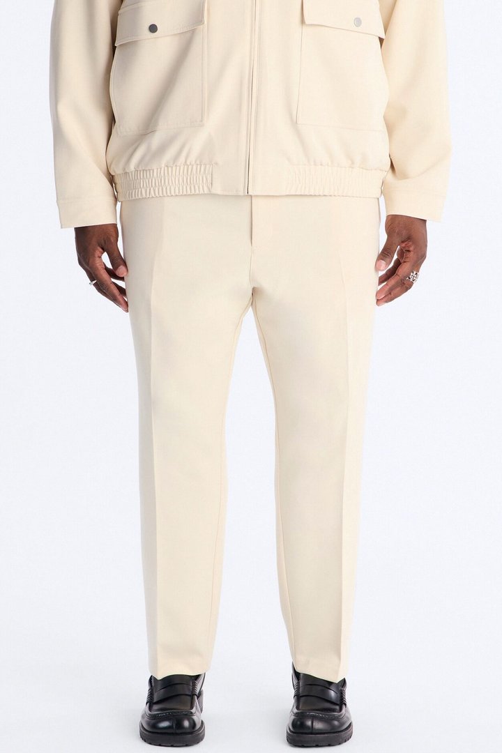 Modern Essential Slim Trouser - Beige