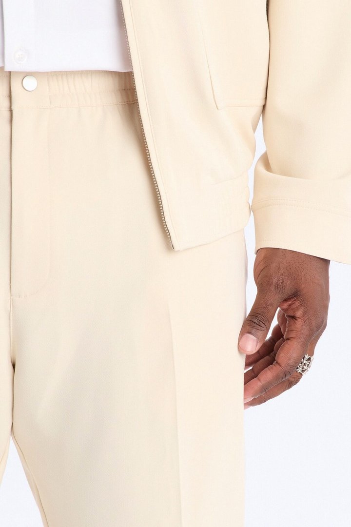 Modern Essential Slim Trouser - Beige