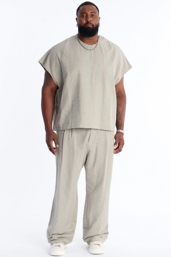 Relaxed Sands Of Time Sleeveless Tee - Sage