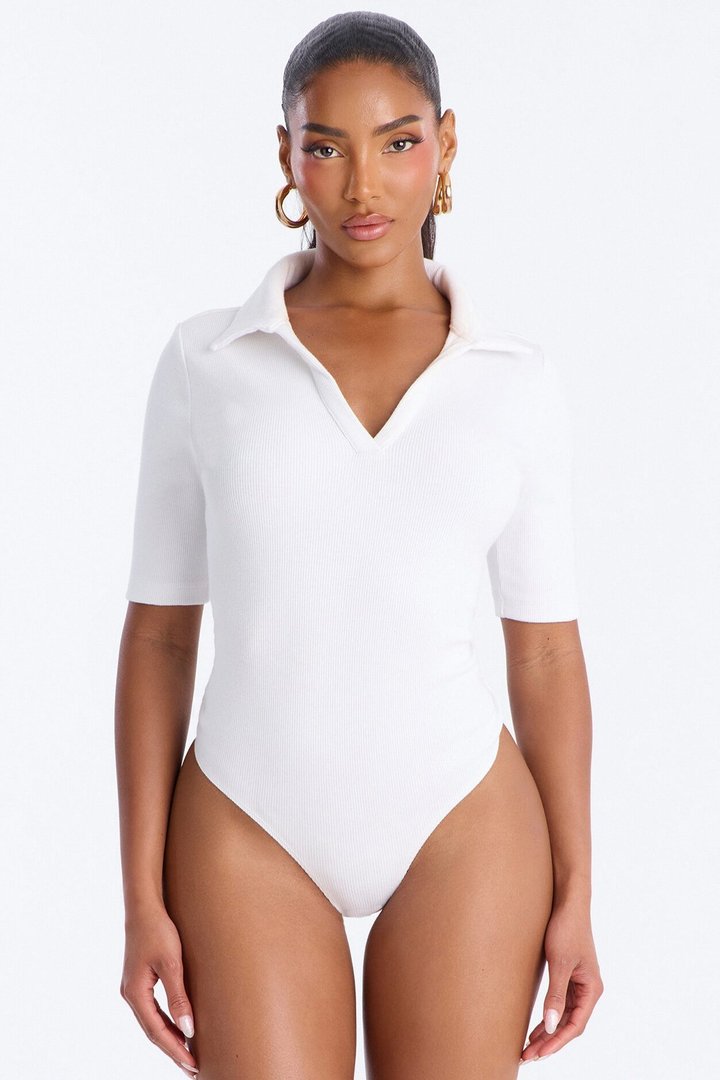 It's Not That Serious Bodysuit - White