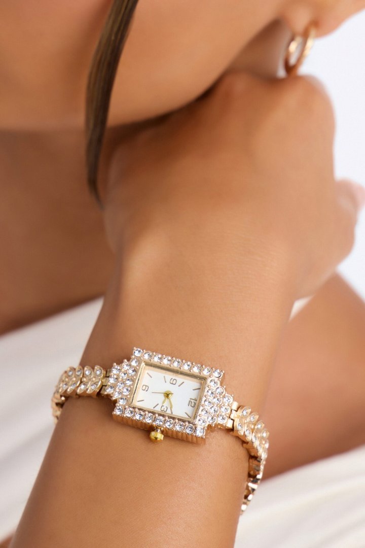 Sparkle O' Clock Watch - Gold