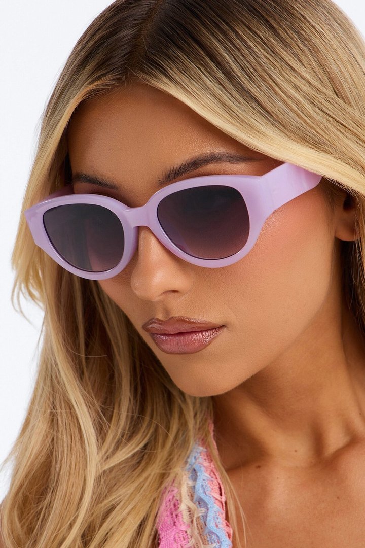 Blush Beam Sunglasses - Purple