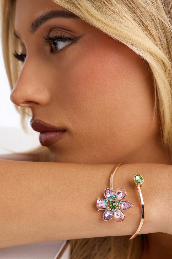 Sunshine Spark Bracelet - Gold/Pink
