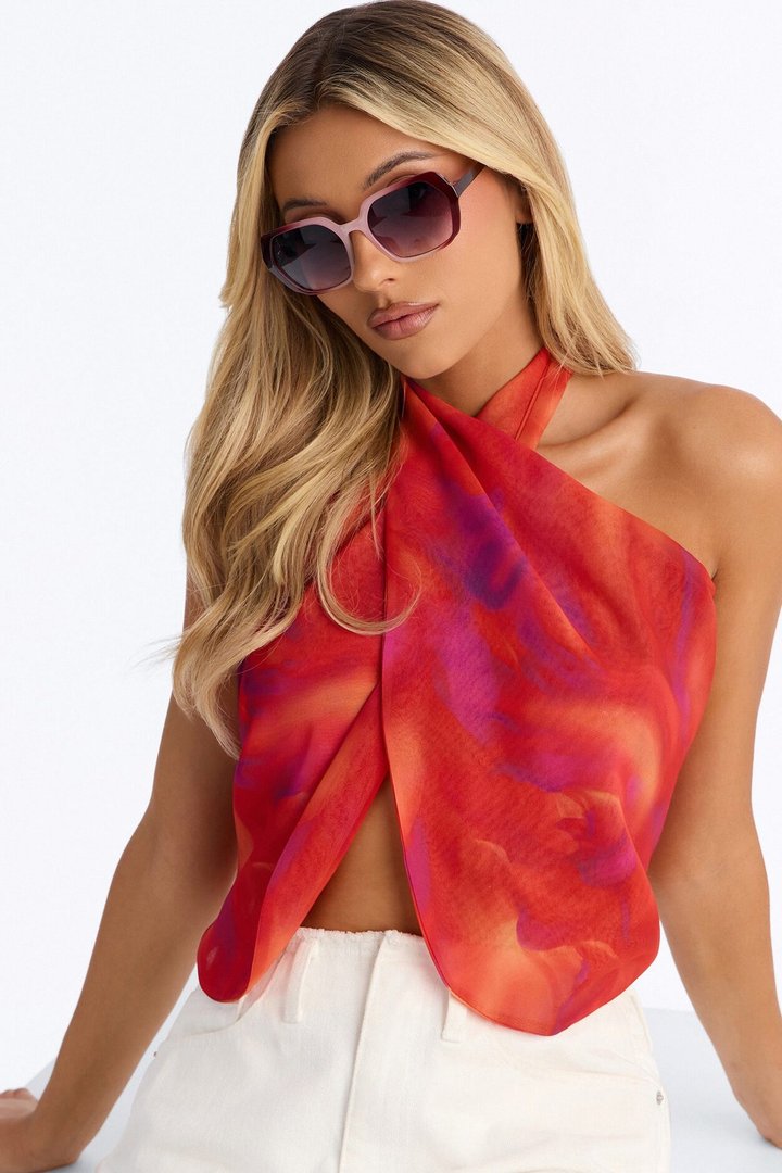 Happiest Hour Sunglasses - Red/combo