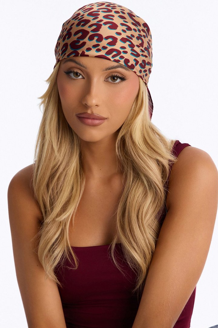 Wild Heart Hunter Head Scarf - Brown/combo