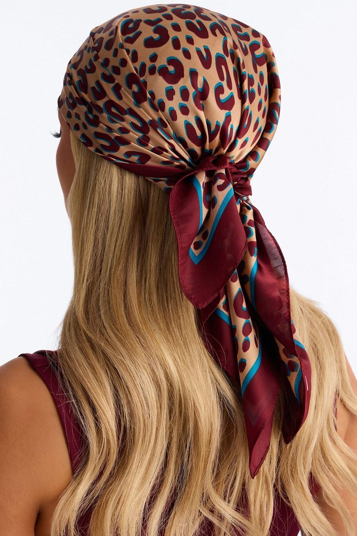 Wild Heart Hunter Head Scarf - Brown/combo