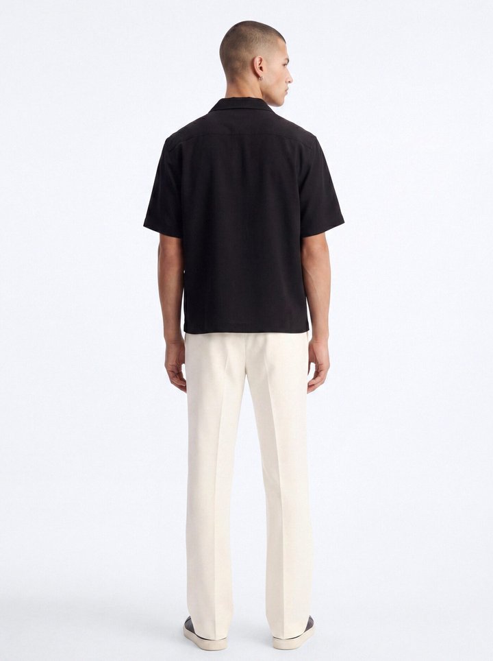 Modern Essential Straight Trouser - Off White