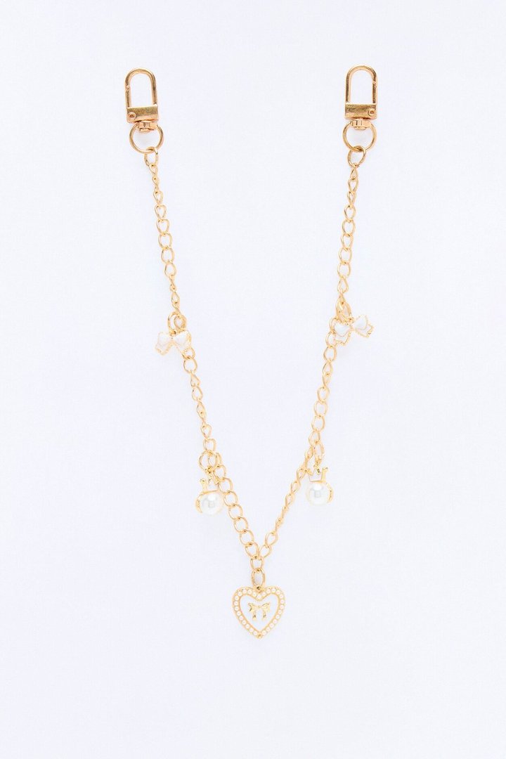 Bow To The Queen Handbag Chain - Gold