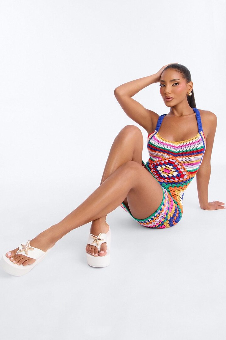 Feel The Heat Thong Wedges - White