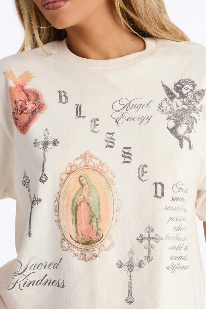 Sacred Blessings Tee - Off White