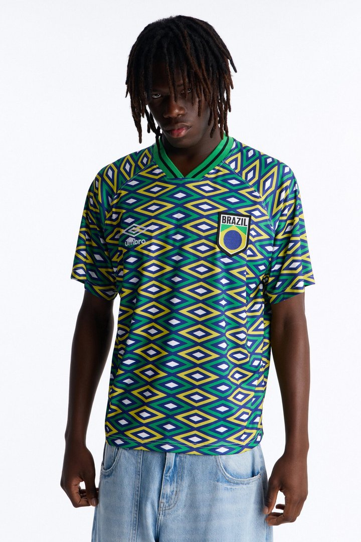 Umbro Brazil Soccer Jersey - Green