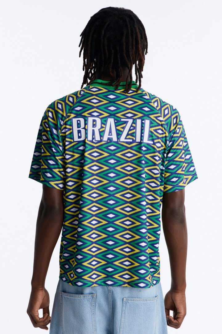 Umbro Brazil Soccer Jersey - Green