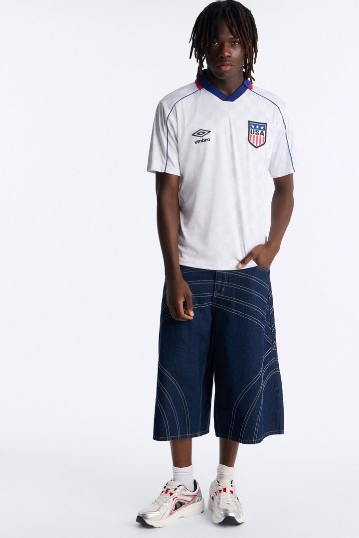 Umbro USA Collar Soccer Jersey - White