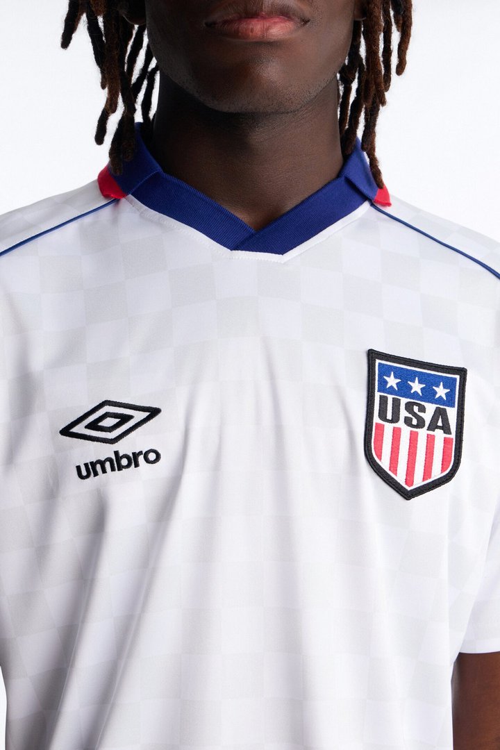 Umbro USA Collar Soccer Jersey - White