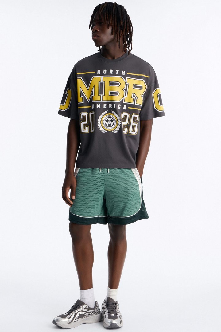 Umbro North America Soccer 2026 Short Sleeve Tee - Black