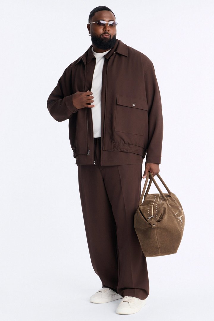 Modern Essential Jacket - Chocolate