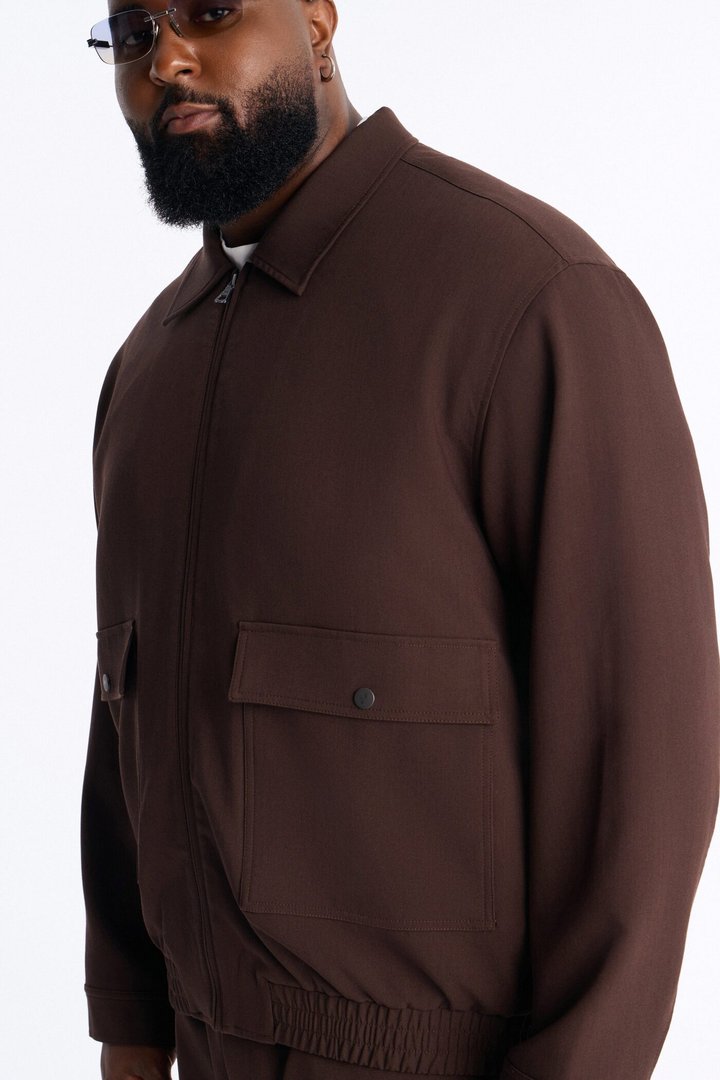 Modern Essential Jacket - Chocolate