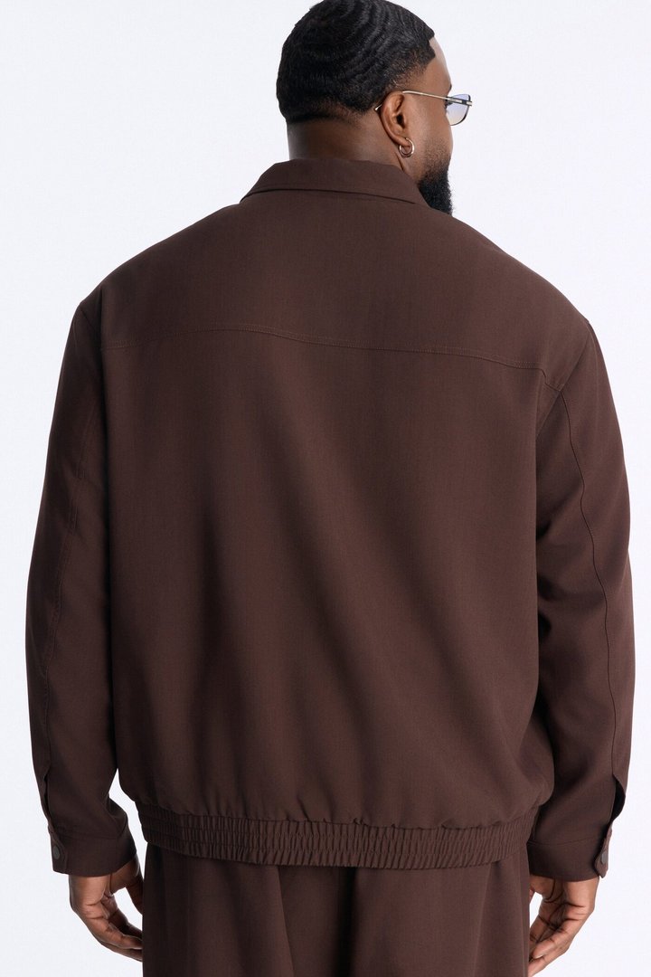 Modern Essential Jacket - Chocolate