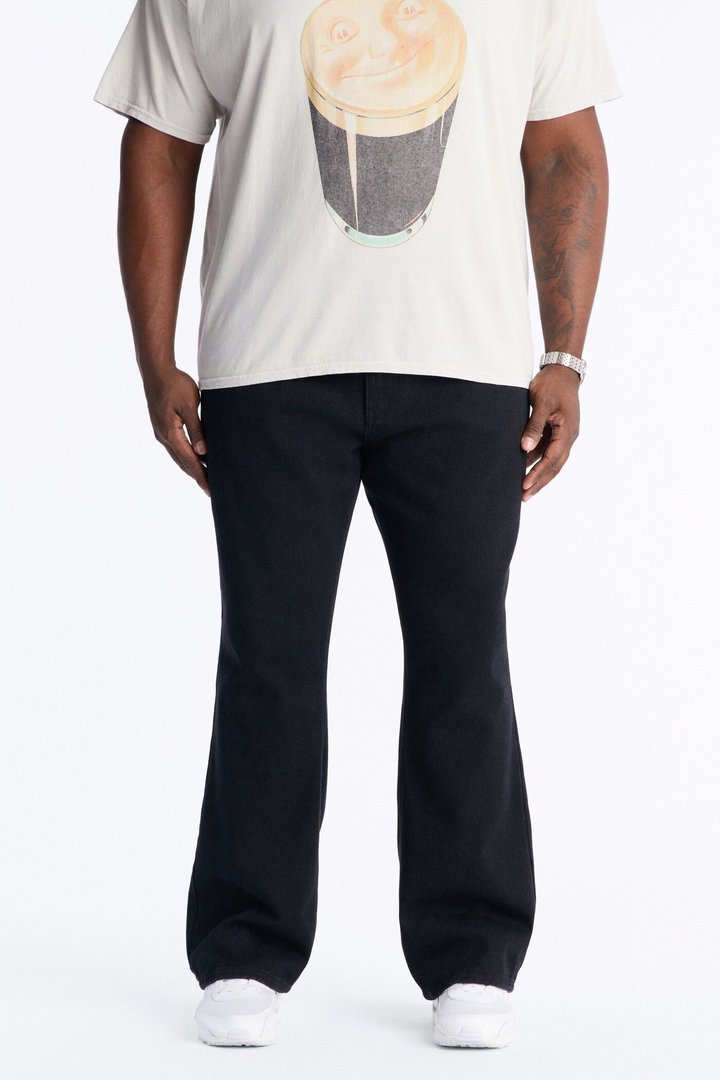Routine Straight Flare Jean - Black