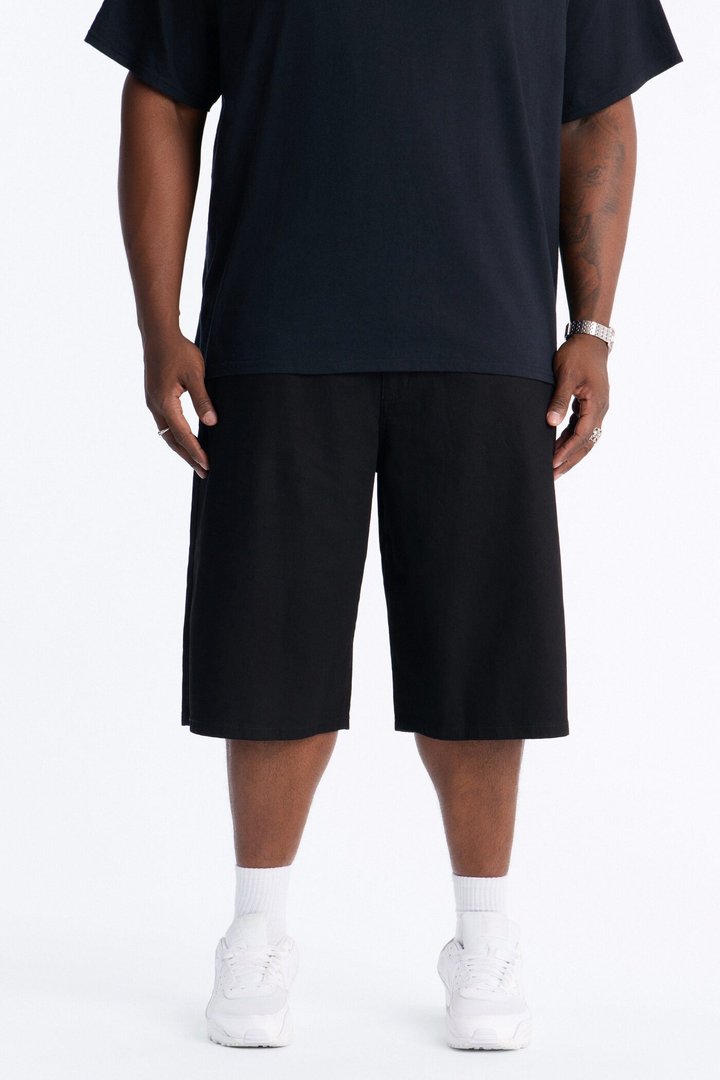 Cornell Baggy Denim Short - Black