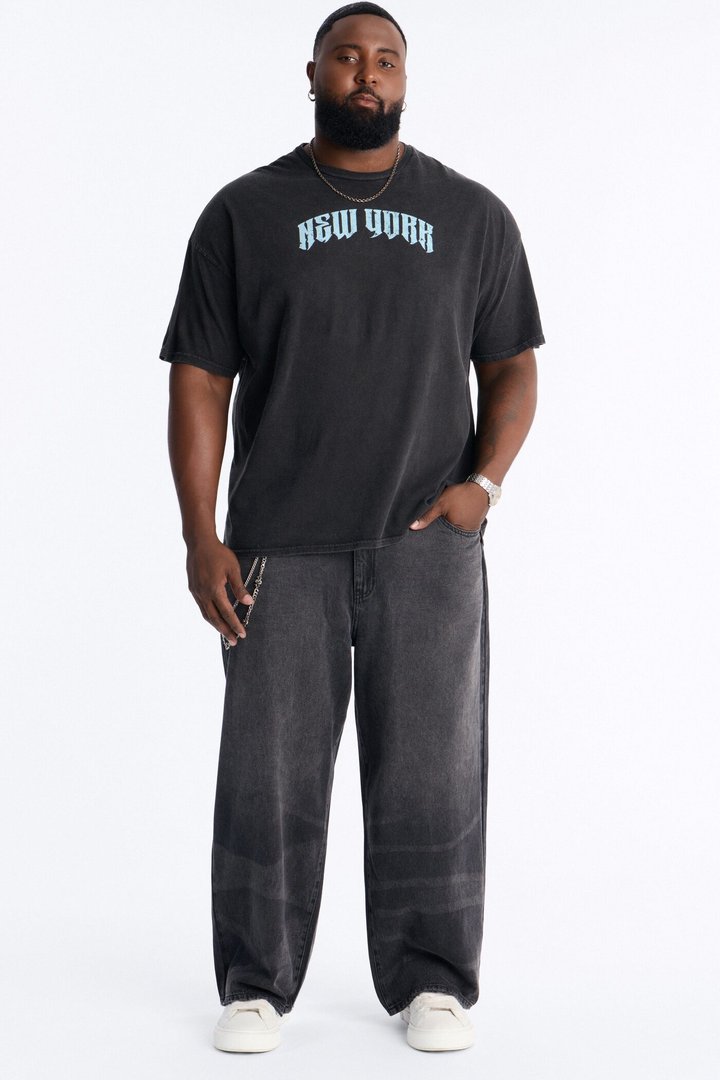 The Collective Baggy Jeans - Black
