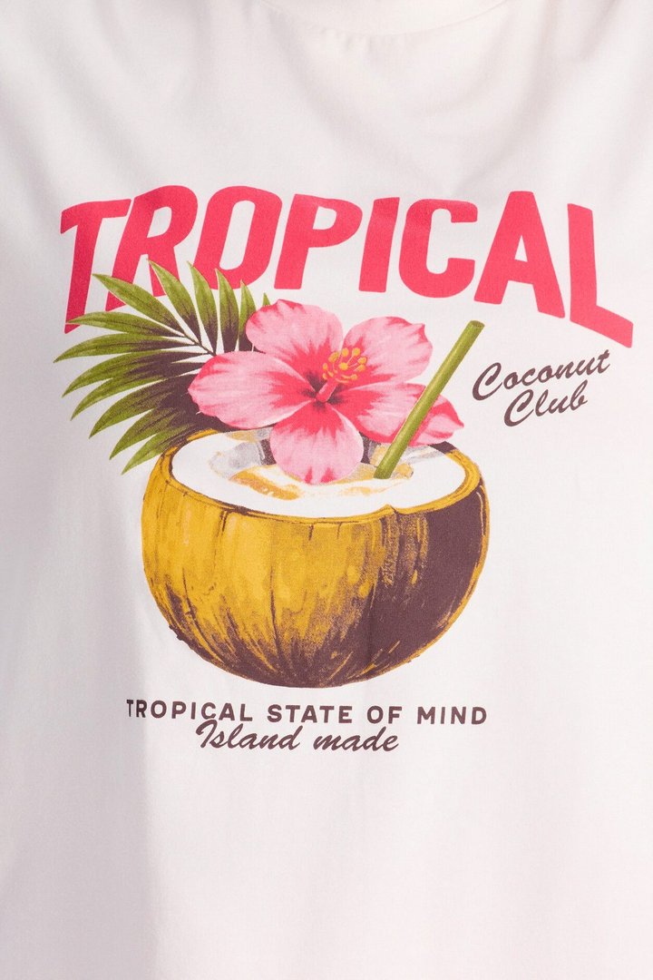 Tropical State Of Mind Short Set - Pink/combo