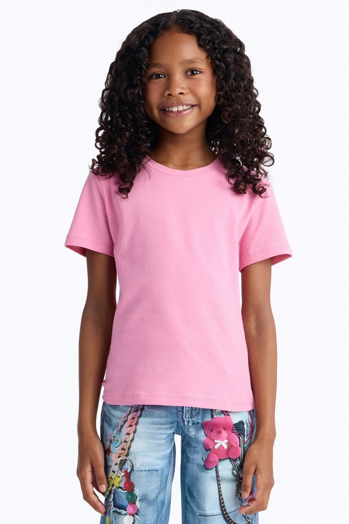 Mini My Everyday Crew Neck Tee - Light Pink
