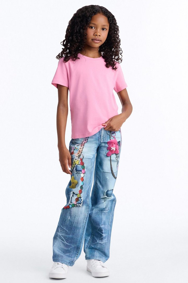 Mini My Everyday Crew Neck Tee - Light Pink