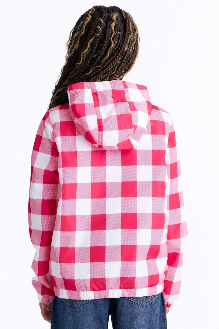 Mini Don't Rain On My Parade Windbreaker Jacket - Red/combo