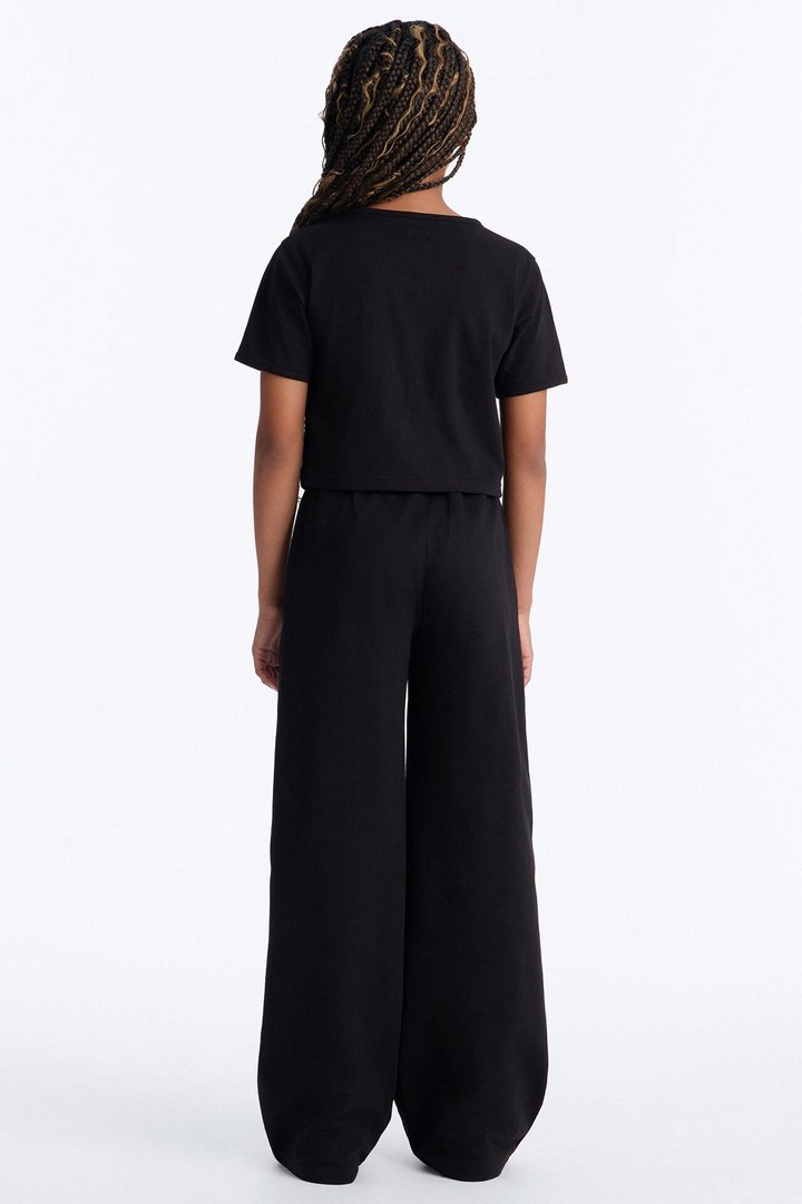 Mini Athletic Division Pant Set - Black