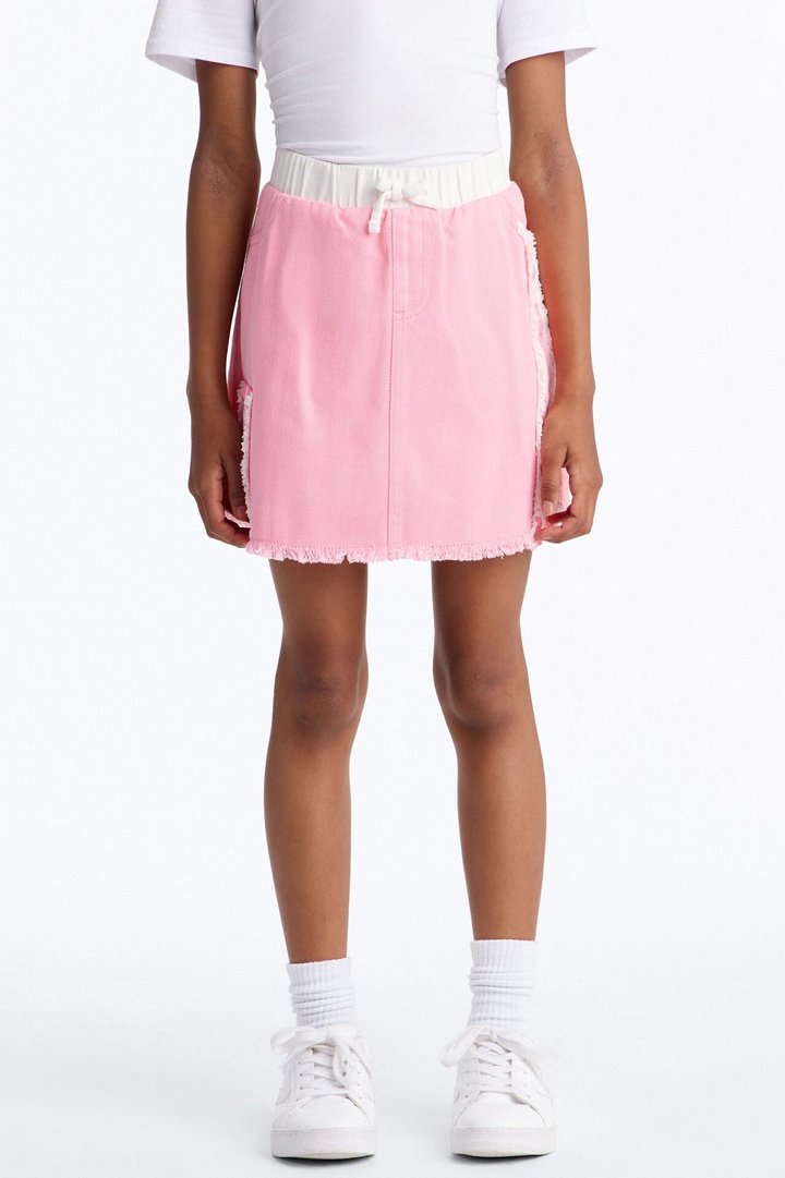 Mini Fabulous Forever Denim Skirt - Pink
