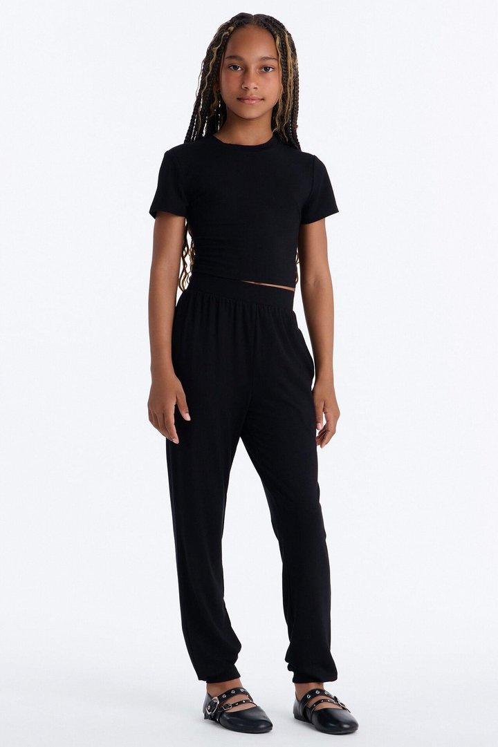 Mini A Chill Day Pant Set - Black