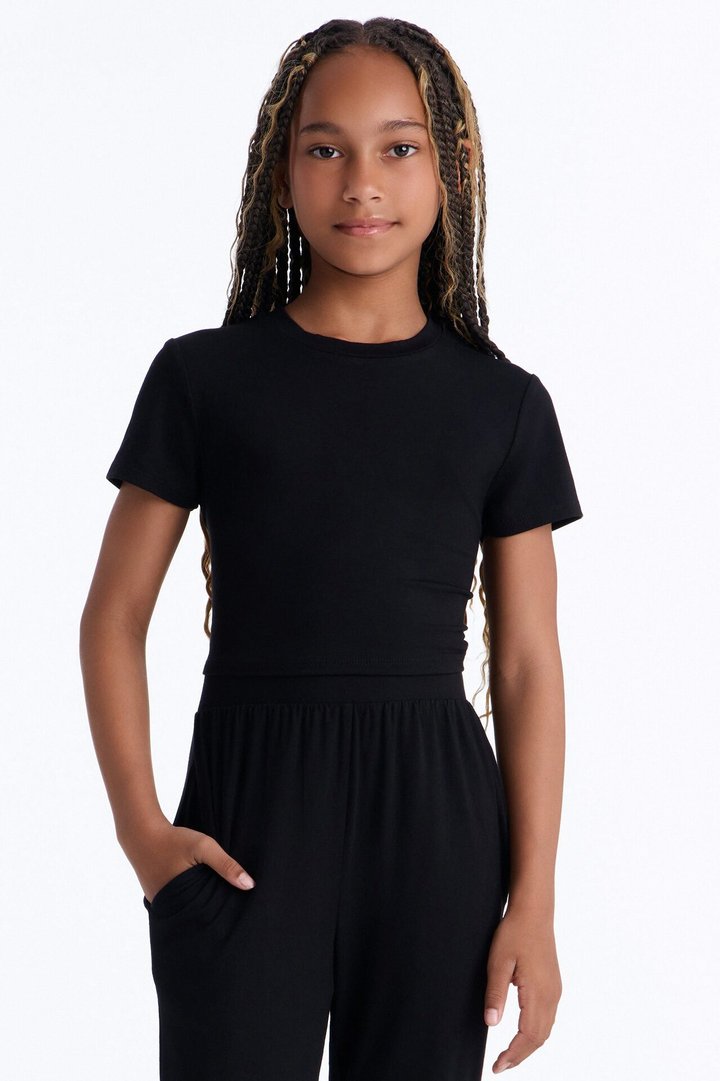 Mini A Chill Day Pant Set - Black