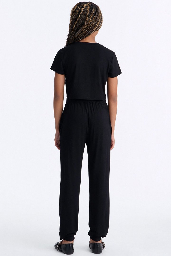 Mini A Chill Day Pant Set - Black
